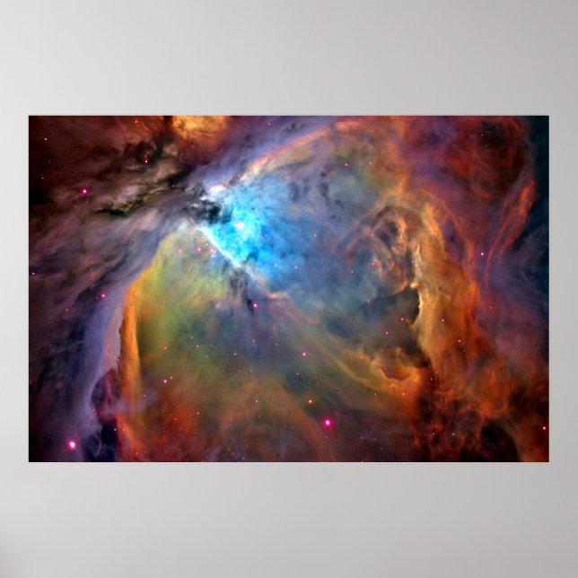 Orion Nebula Space Galaxy Poster (Front)