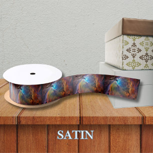 Orion Nebula Space Galaxy Satin Ribbon