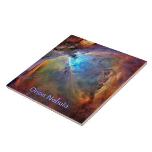 Orion Nebula Space Galaxy Tile