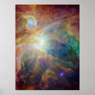 Orion Nebula Stars Composite Poster