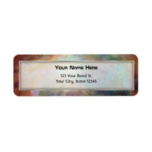 Orion Nebula Stars Composite Return Address Label