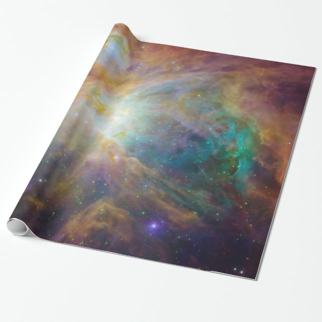 Orion Nebula Wrapping Paper (Unrolled)