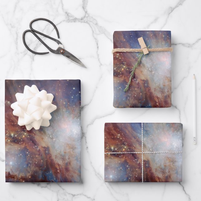 Orion Nebula Wrapping Paper Sheet (Front)