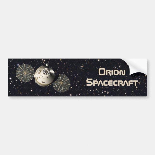 Orion Spacecraft Bumper Sticker (Front)