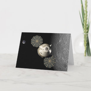 Orion Spacecraft in Lunar Orbit Card