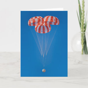 Orion Spacecraft Parachute Landing Card