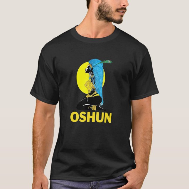 Orisha Oshun  Goddess Of Divinity Femininity And L T-Shirt (Front)
