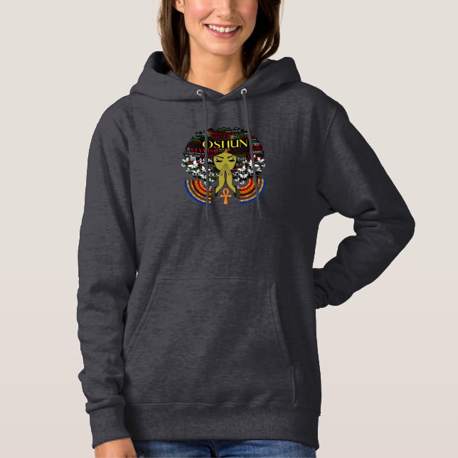 Orisha Oshun - Goddess of Divinity, Femininity  Hoodie (Front)