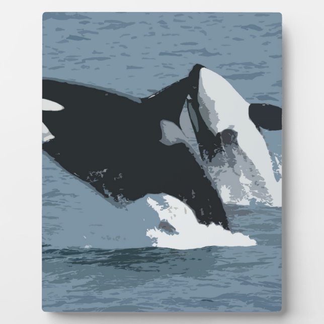 Orka Whale Plaque (Front)