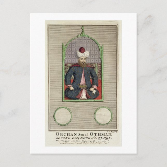 Orkhan (c.1288-c.1362) son of Osman, Second Empero Postcard (Front)