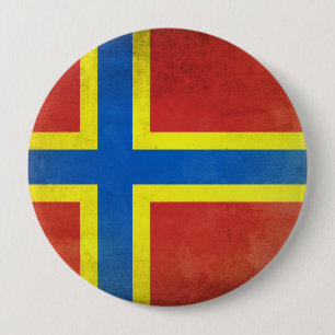 Orkney 10 Cm Round Badge