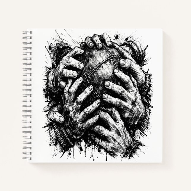 Orkney Ba T‑Shirt (Haunted‑Ink Edition) Notebook (Front)