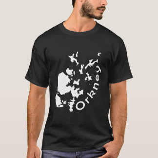 Orkney Islands Map T-Shirt