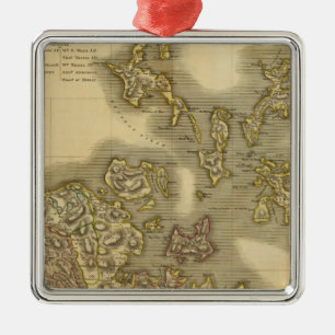 Orkney Islands Metal Tree Decoration