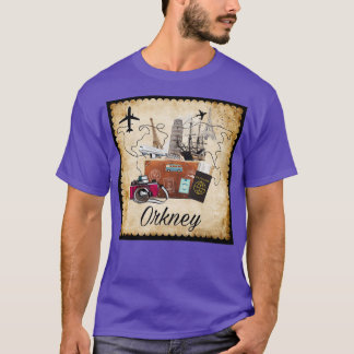 Orkney World Travel Souvenir Travel Destination Tr T-Shirt