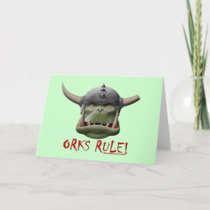 Orks Rule! Card
