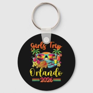 Orlando Beach Florida Summer Vibes Sunset Girls Key Ring