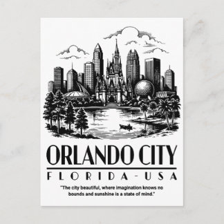 Orlando City Florida USA Postcard
