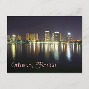 Orlando, FL reflections from Lake Eola Postcard