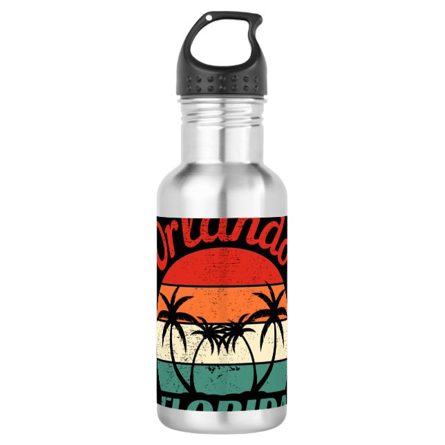 Orlando Florida 710 Ml Water Bottle (Front)
