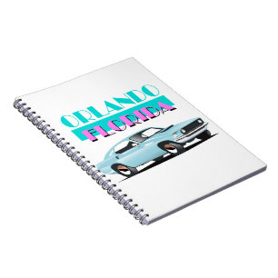 Orlando Florida 80s poster Notebook