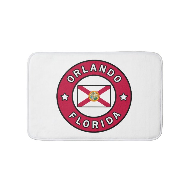 Orlando Florida Bath Mat (Front)
