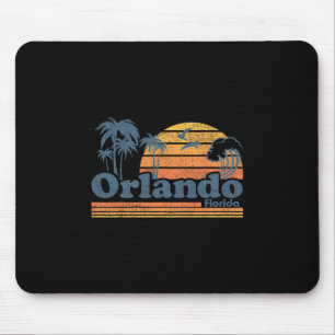 Orlando Florida Beach Vintage Spring Break Vacatio Mouse Pad