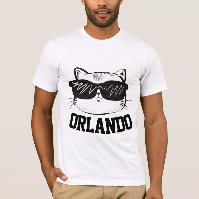 ORLANDO  Florida CAT T-shirts (Front)