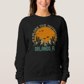 Orlando, Florida - Explore The Outdoors Premium Sweatshirt