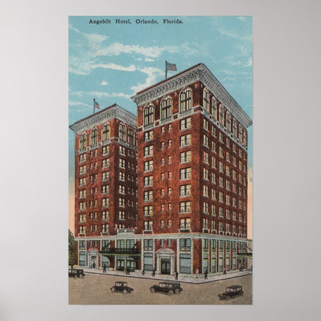 Orlando, Florida - Exterior View of Angebilt Poster (Front)