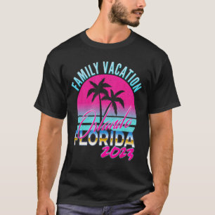 Orlando Florida Family Vacation 2023 Vintage Match T-Shirt