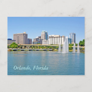 Orlando, Florida from Lake Lucerne Postcard