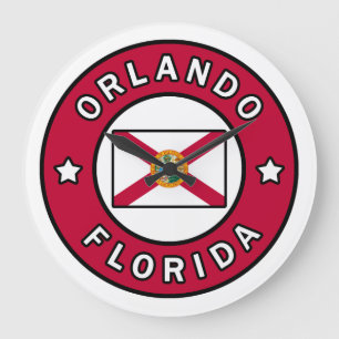 Orlando Florida Large Clock