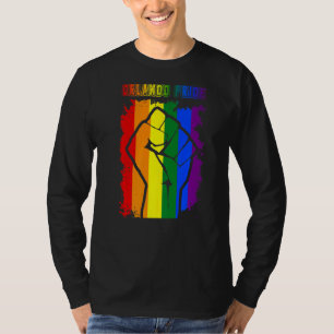 Orlando Florida Lgbt Pride Month Lgbtq Rainbow Fla T-Shirt
