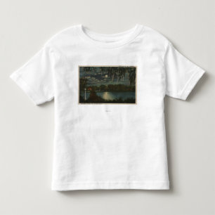 Orlando, Florida - Moonlit View of Lake Cherokee Toddler T-Shirt