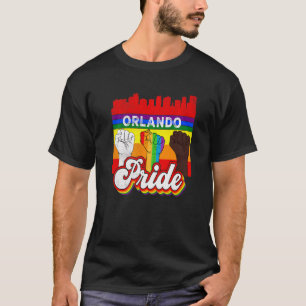 Orlando Florida Pride Rainbow Gay Pride Flag Lgbt T-Shirt