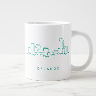 Orlando Florida Skyline Large Coffee Mug