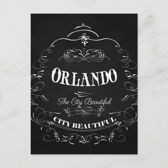 Orlando Florida - The Beautiful City Postcard (Front)