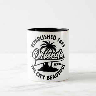 Orlando,Florida Two-Tone Coffee Mug