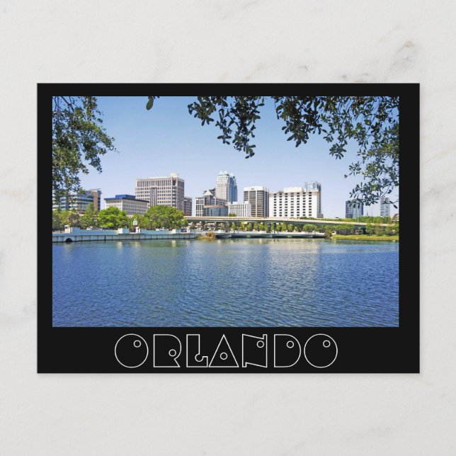 Orlando, Florida viewd from Lake Lucerne Postcard (Front)