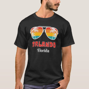 Orlando Florida Vintage 70s Retro Throwback Sungla T-Shirt