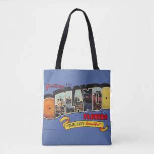 Orlando Florida Vintage Retro Design Tote Bag