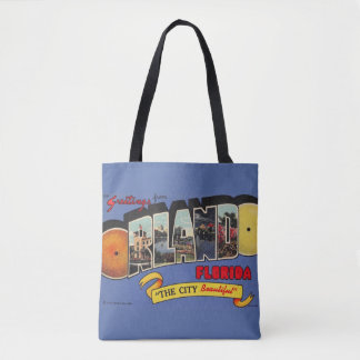 Orlando Florida Vintage Retro Design  Tote Bag