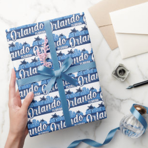 Orlando Florida Wrapping Paper