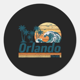 Orlando Group Matching Family Vacation Summer  Classic Round Sticker