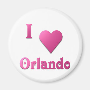 Orlando -- Hot Pink Magnet