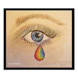 Orlando Pride Teardrop Photo Print