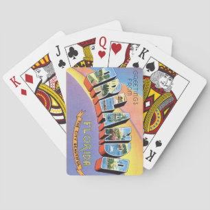 Orlando Retro Greeting Playing Cards