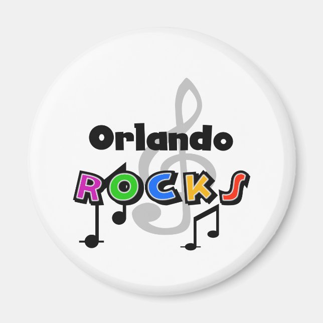 Orlando Rocks Magnet (Front)