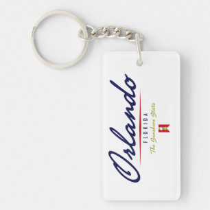 Orlando Script Key Ring